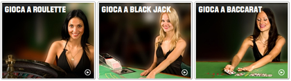 unibet casinò dal vivo