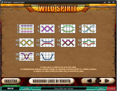 wildspirit slot paytable
